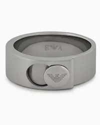 Emporio Armani Edelstahlband-ring Silber