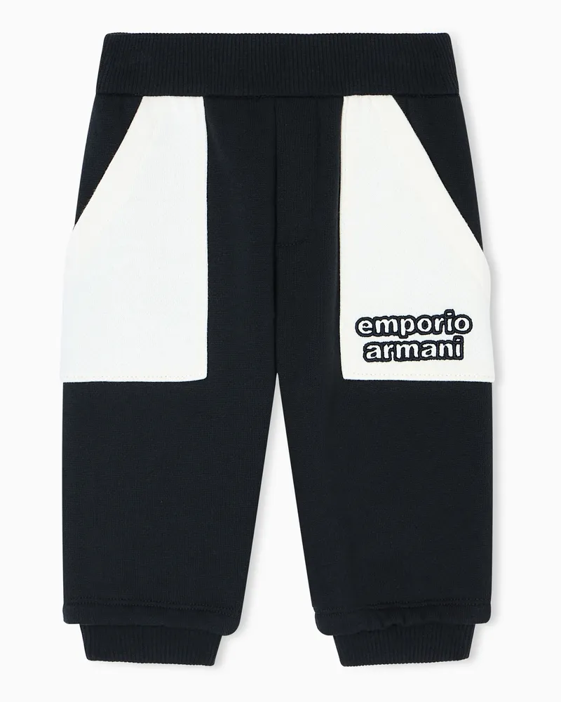 Emporio Armani ASV Jogginghose aus Jersey Marineblau