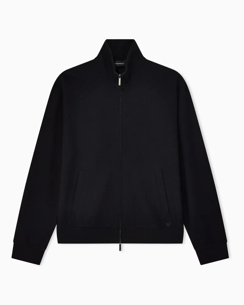 Emporio Armani Sweatshirts mit Reißverschluss Schwarz