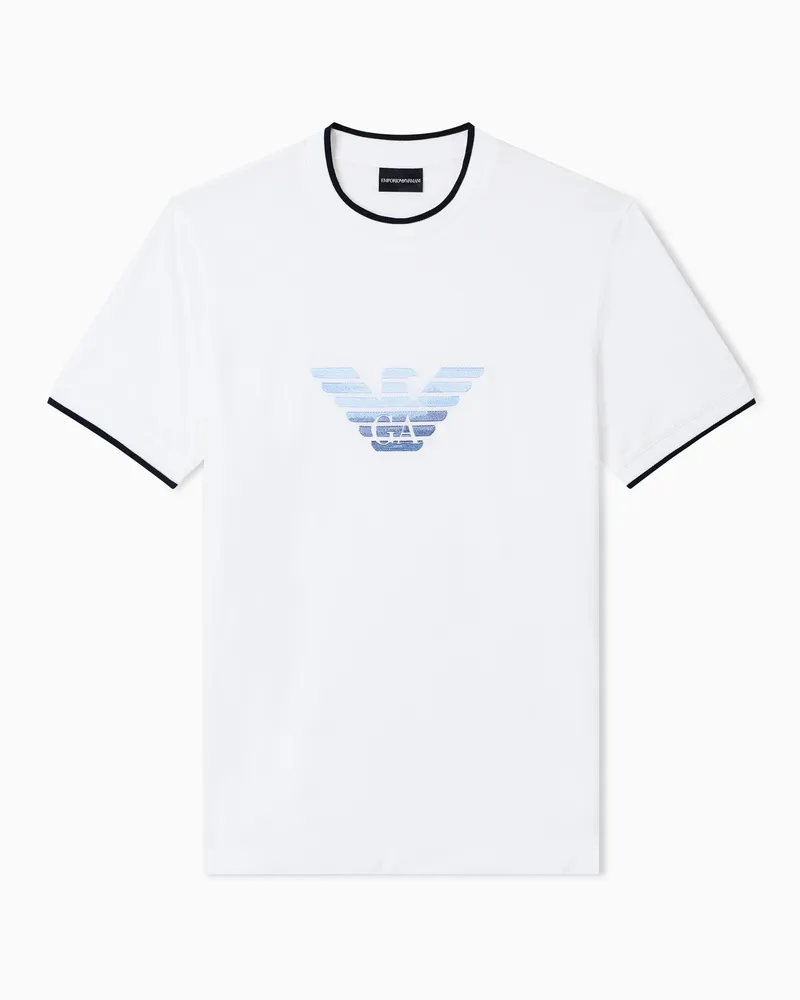 Emporio Armani Slim Fit T-Shirts Weiß