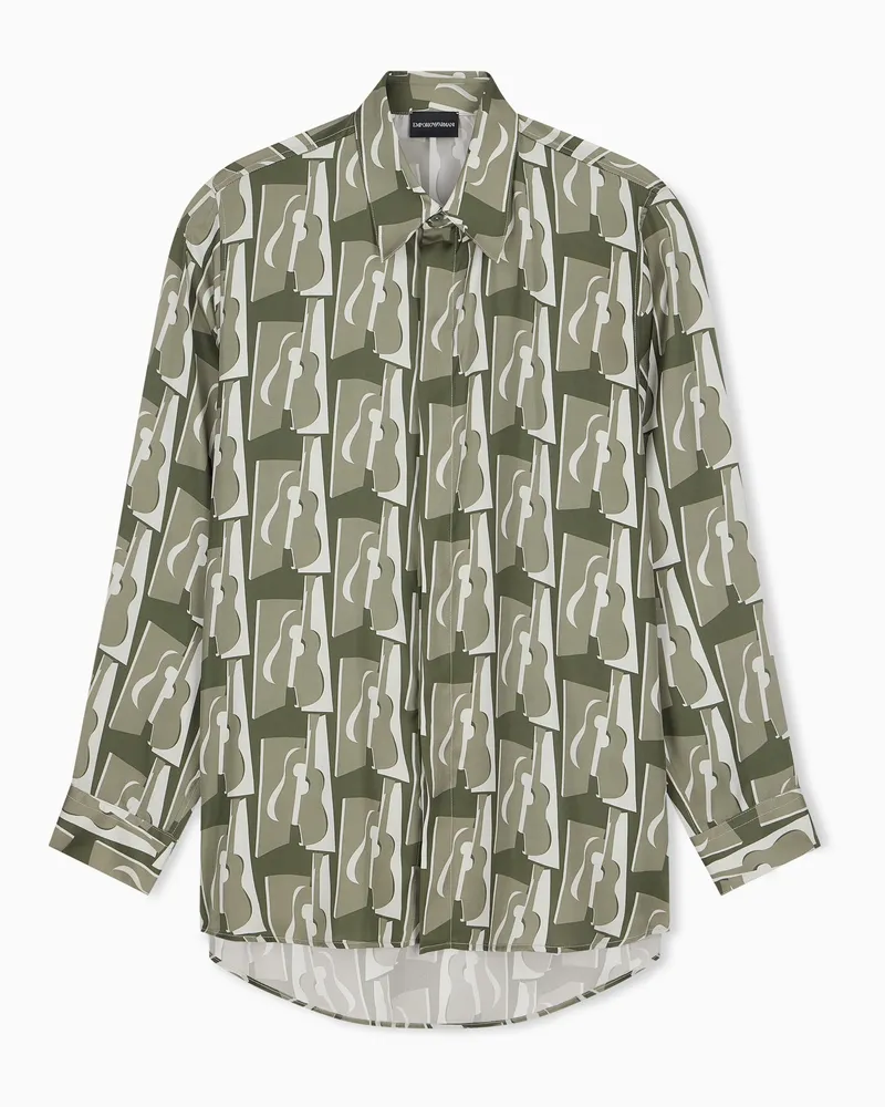 Emporio Armani Lässige Hemden Gemustert