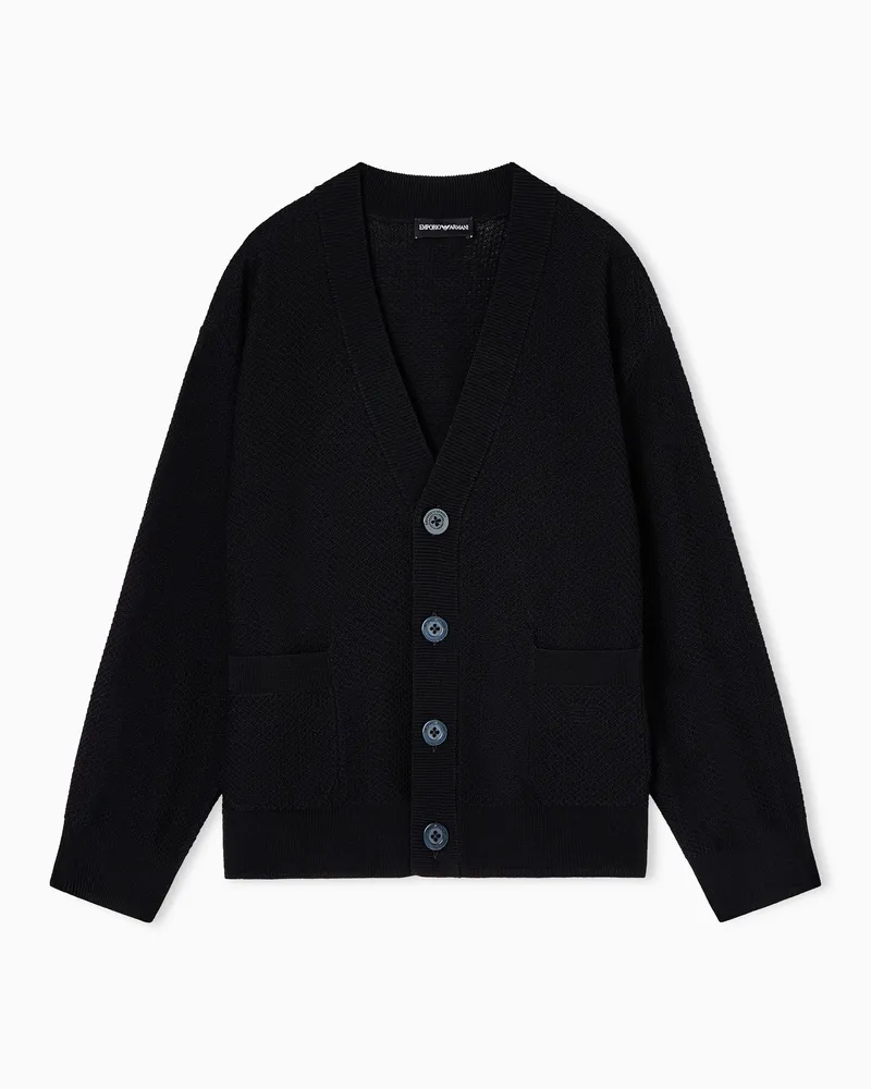 Emporio Armani Cardigans Marineblau