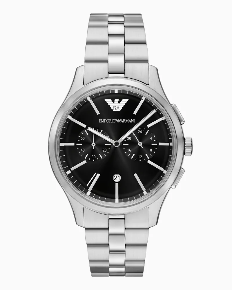 Emporio Armani Chronograph aus Edelstahl Mehrfarbig