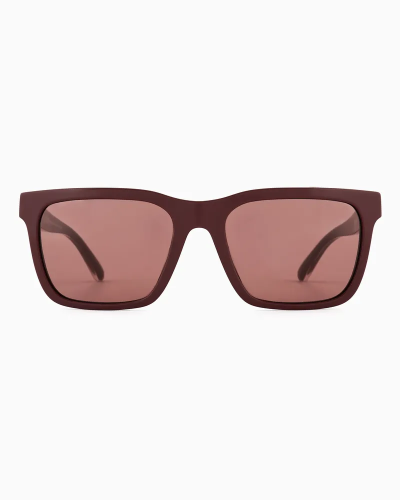 Emporio Armani Eckige Sonnenbrille für Herren 