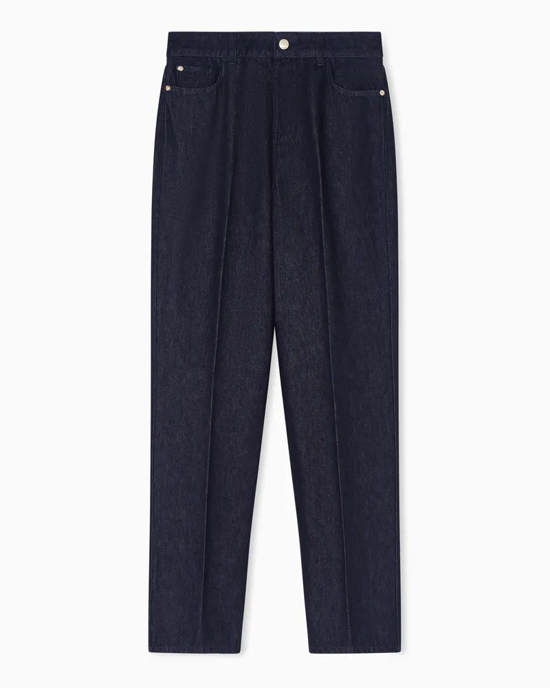 Emporio Armani Regular-Fit-Jeans J3H aus Denim-Lyocell-Mischung Blau