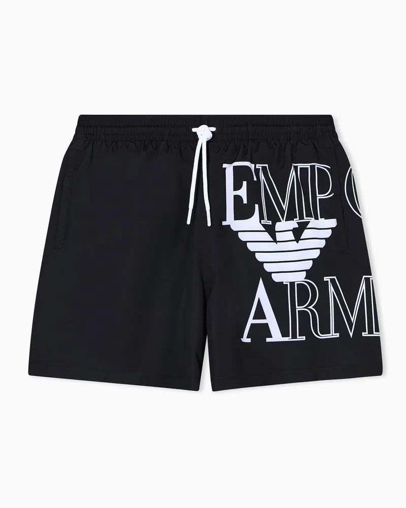 Emporio Armani Strand-Boxershorts Schwarz