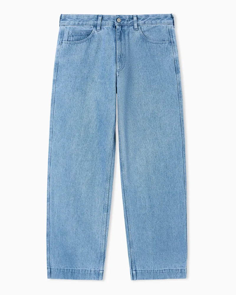 Emporio Armani ASV Jeans JB7 aus organischem Denim Blau