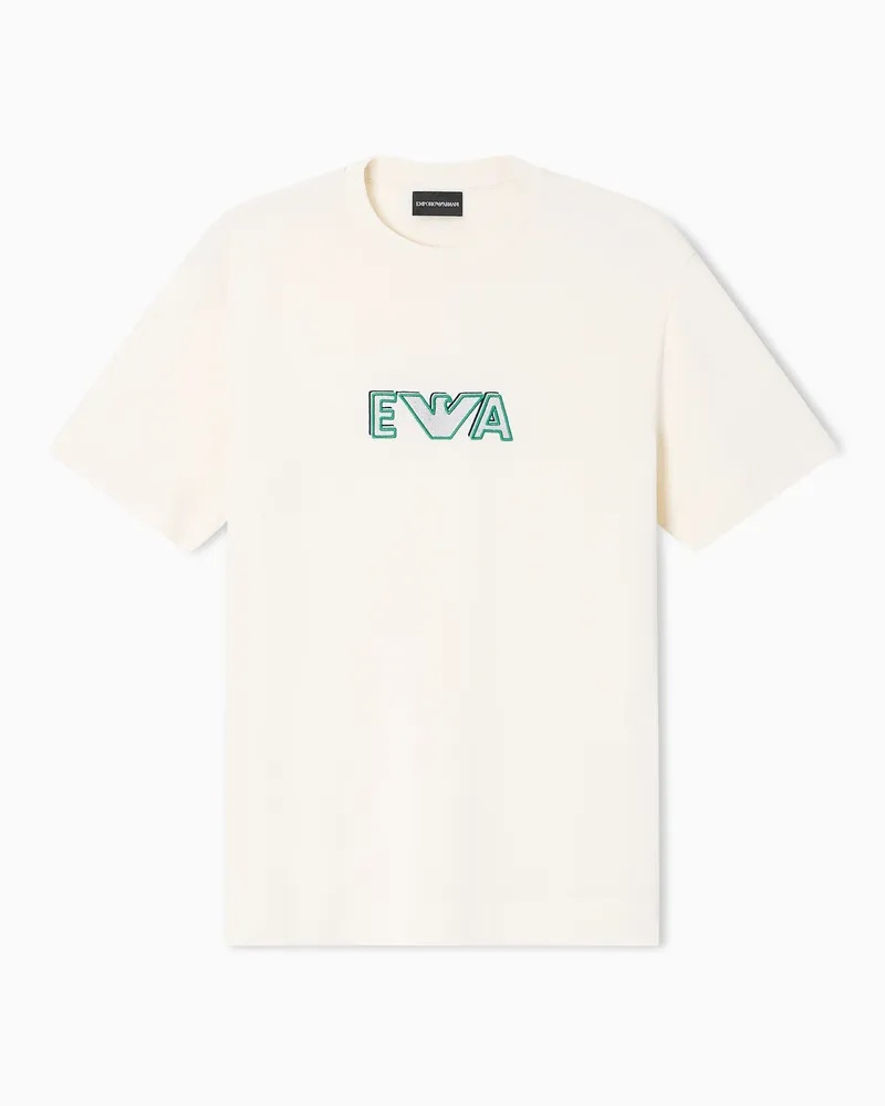Emporio Armani Regular Fit T-Shirts Beige