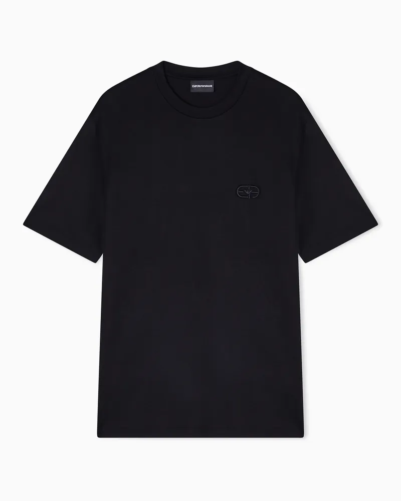Emporio Armani Stretch jersey T-shirt Schwarz