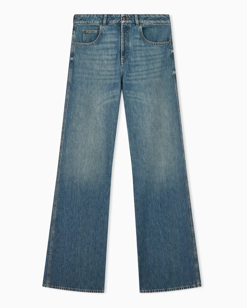 Emporio Armani Ausgestellte Jeans Blau