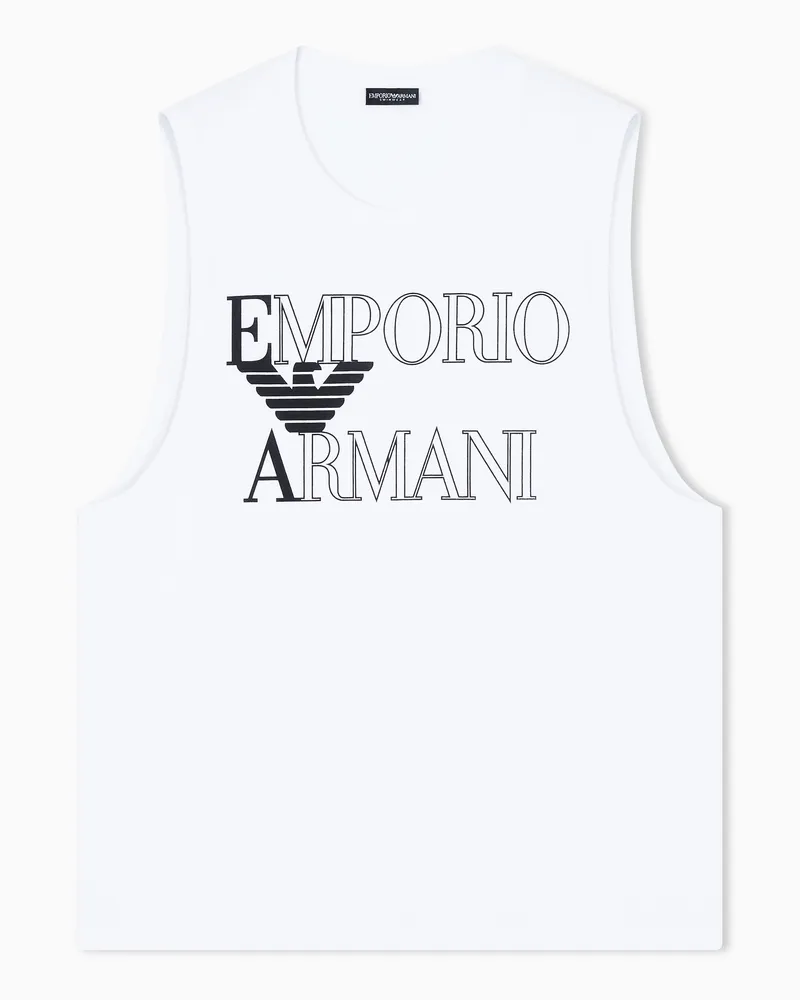 Emporio Armani Strandmode Weiß