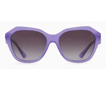 Sonnenbrille mit Unregelmäßig Geformter Fassung Für Damen