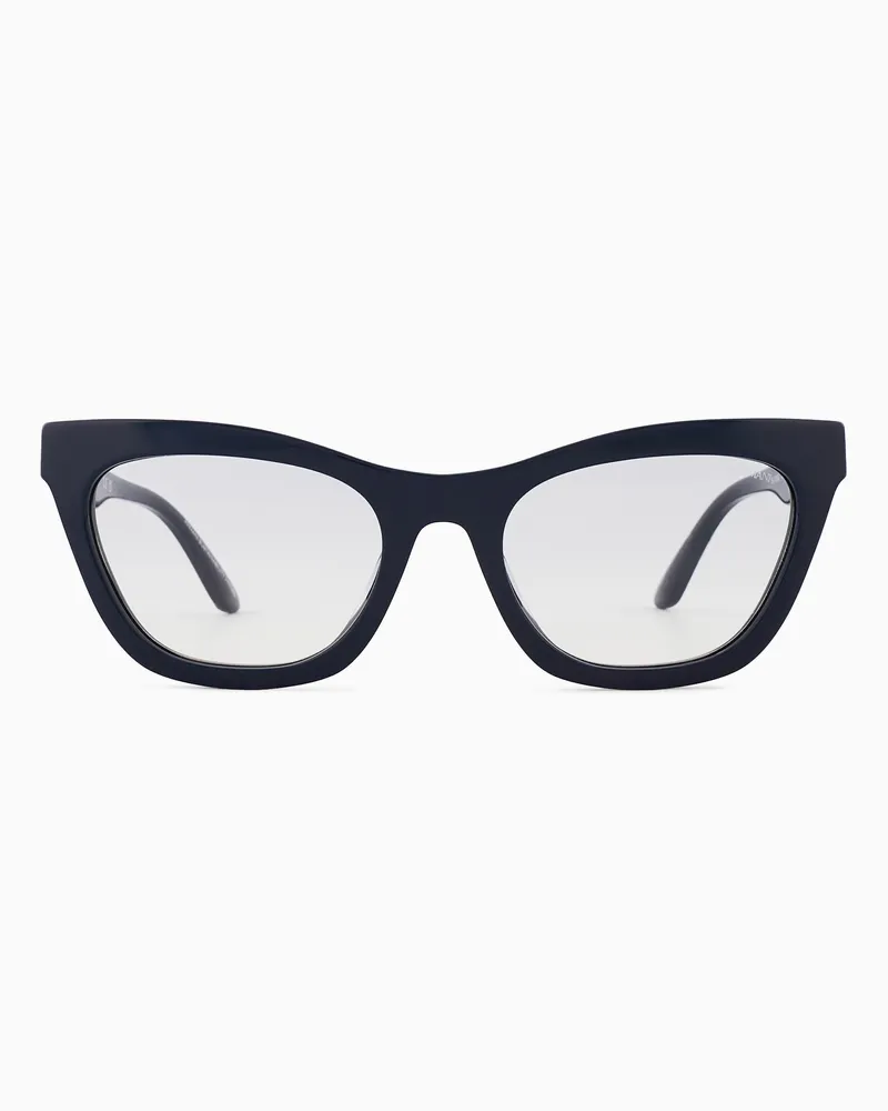Emporio Armani Sonnenbrille für Damen mit Cat-Eye-Fassung Blau
