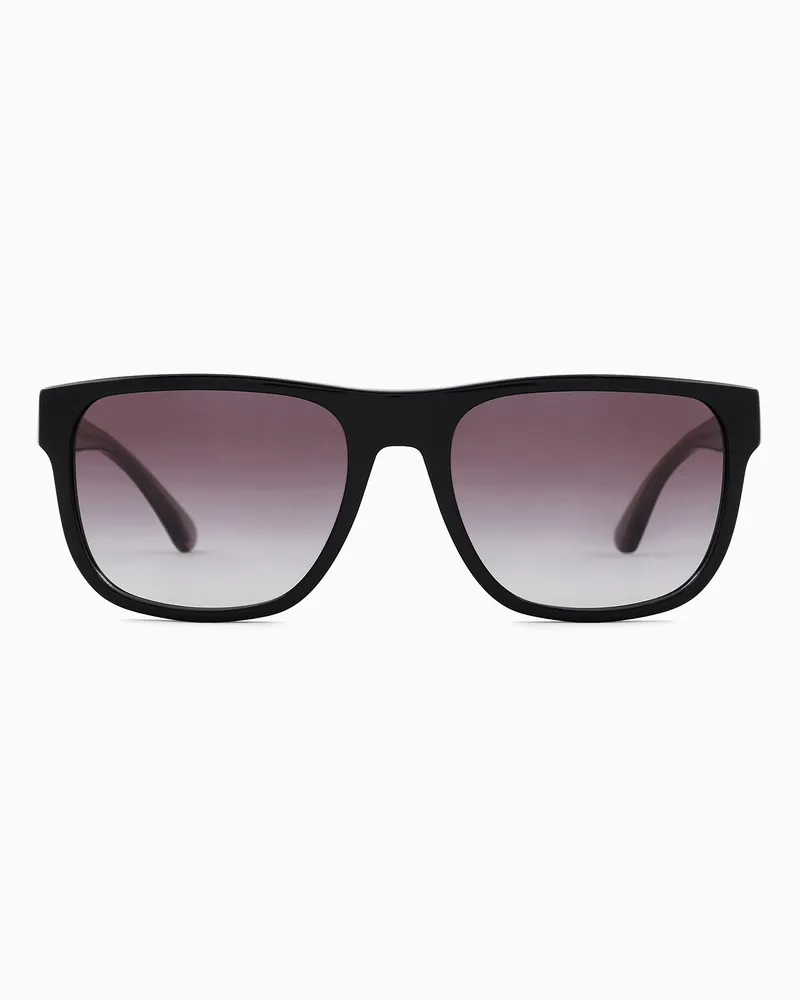 Emporio Armani Men's bio-acetate sunglasses Schwarz