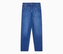 Regular-Fit-Jeans J90 aus Denim-Lyocell-Mischung in Used-Optik