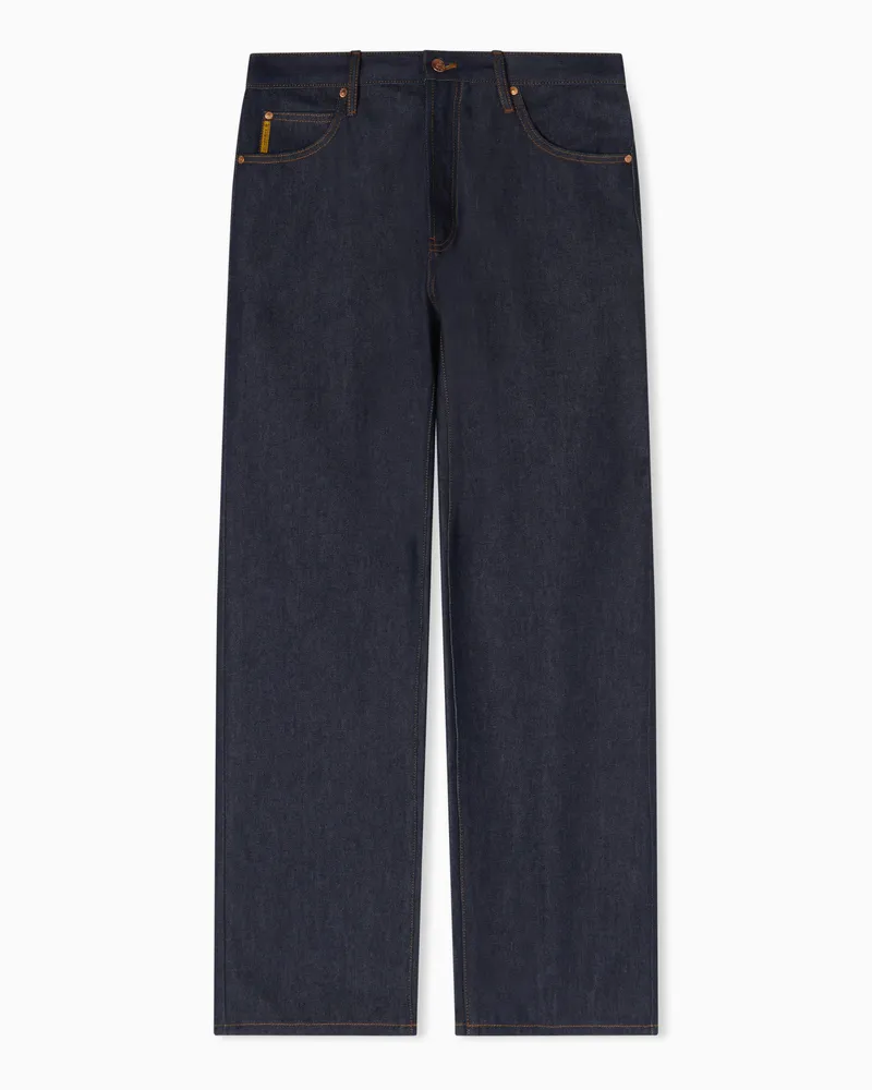 Emporio Armani Comfort denim five-pocket trousers Blau