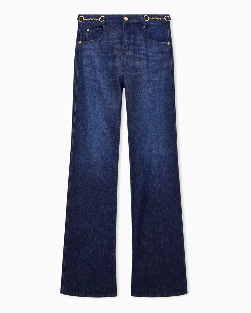 Emporio Armani Ausgestellte Jeans Blau
