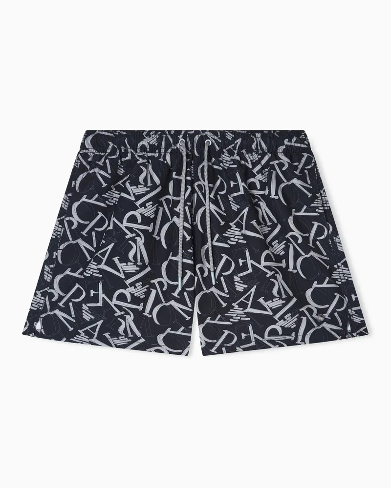 Emporio Armani Strand-Boxershorts Schwarz