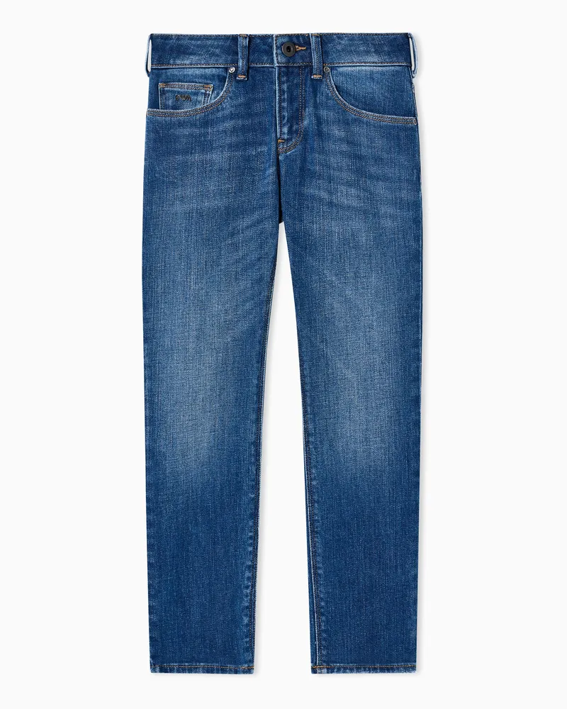 Emporio Armani Jeans J06 in Slim Fit aus Denim Blau