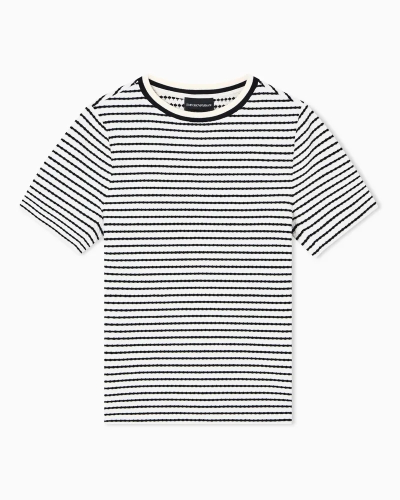 Emporio Armani Slim Fit T-Shirts Weiß
