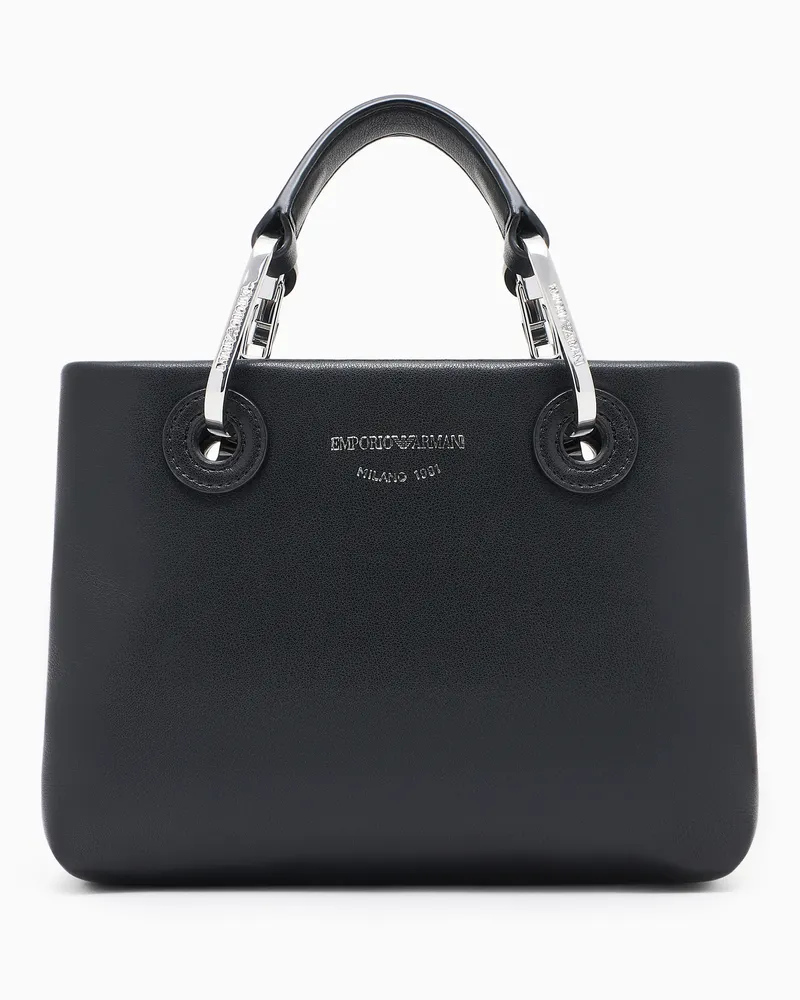 Emporio Armani MyEA Minitasche aus Nappaleder Schwarz