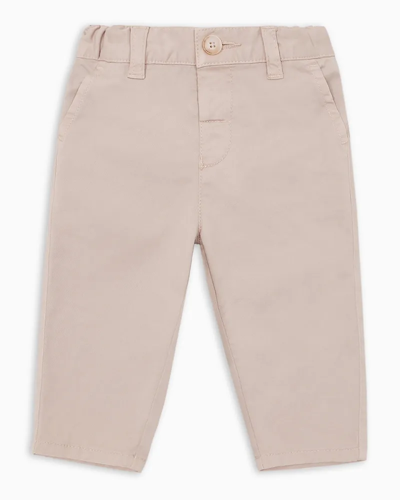 Emporio Armani Chinohose aus Baumwolle Beige