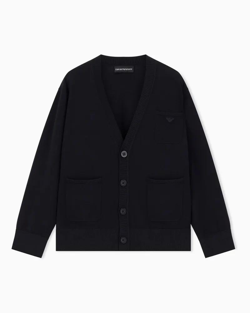 Emporio Armani Cardigans Marineblau
