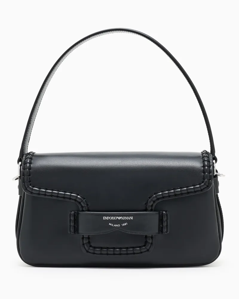 Emporio Armani Umhängetasche mit Schnalle Schwarz
