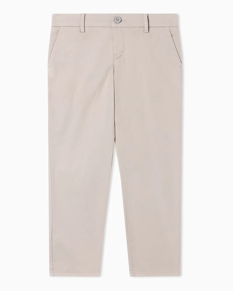 Emporio Armani Chinohose aus Baumwolle Beige