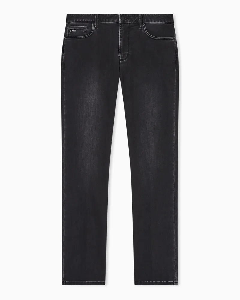 Emporio Armani J06 slim fit jeans in extra comfort denim Grau