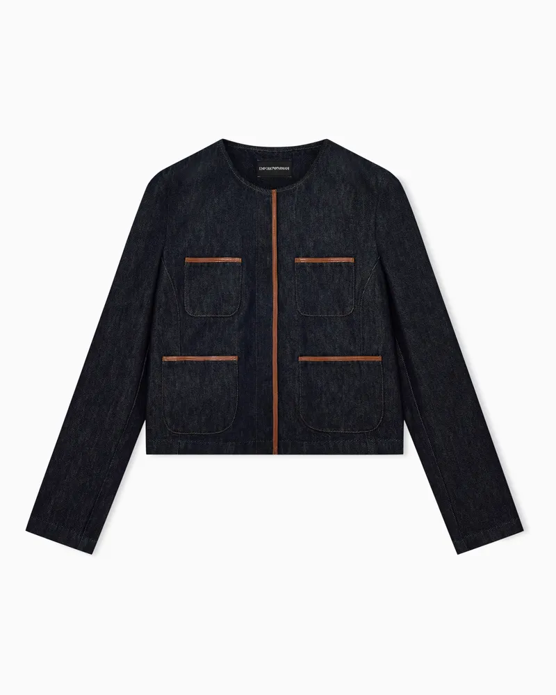 Emporio Armani Lässige Jacken Blau