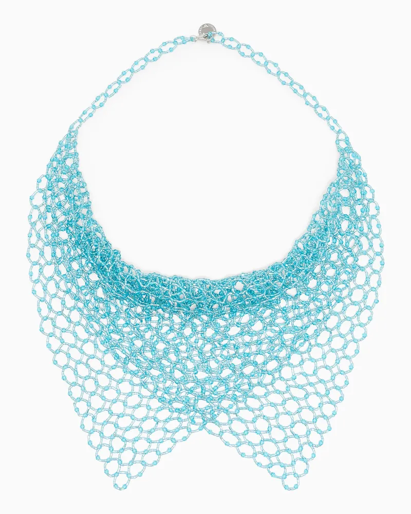 Emporio Armani Choker-Halskette mit Gitternetzstruktur 