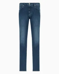 Emporio Armani Jeans J45 In Regular fit aus Komfort-denim und Twill Blau