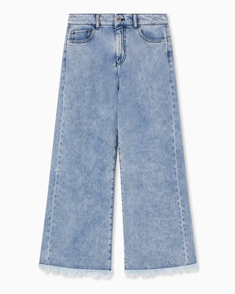 Emporio Armani J33 regular fit jeans in vintage denim look Blau