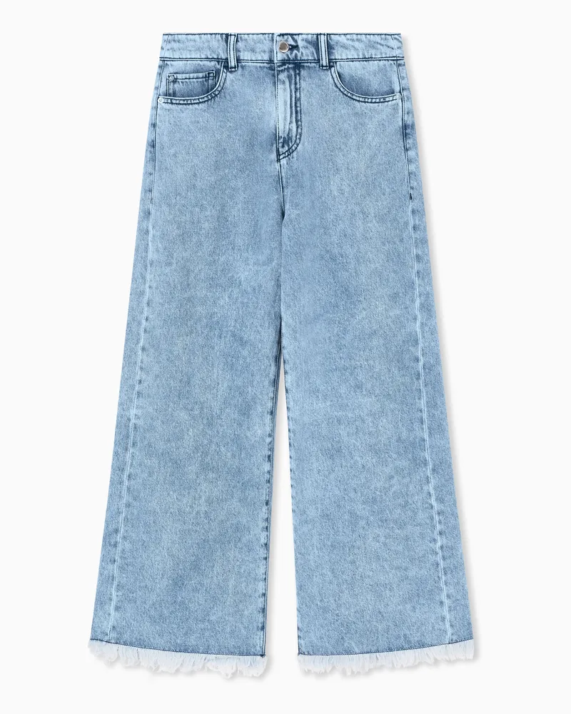 Emporio Armani Regular-Fit-Jeans J33 aus Denim in Vintage-Optik Blau