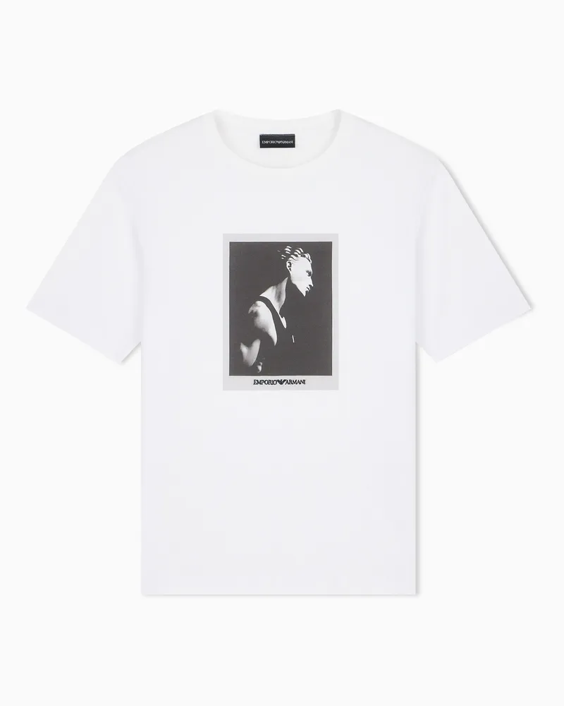 Emporio Armani Regular Fit T-Shirts Weiß