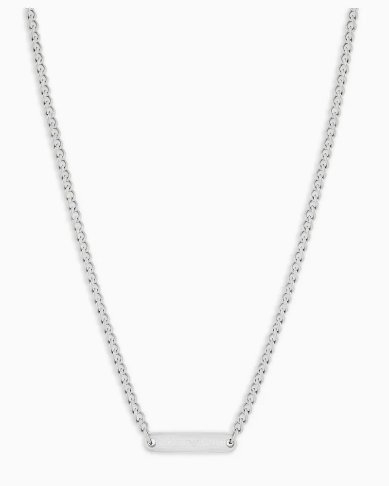 Emporio Armani Edelstahl ID-Kette Mehrfarbig