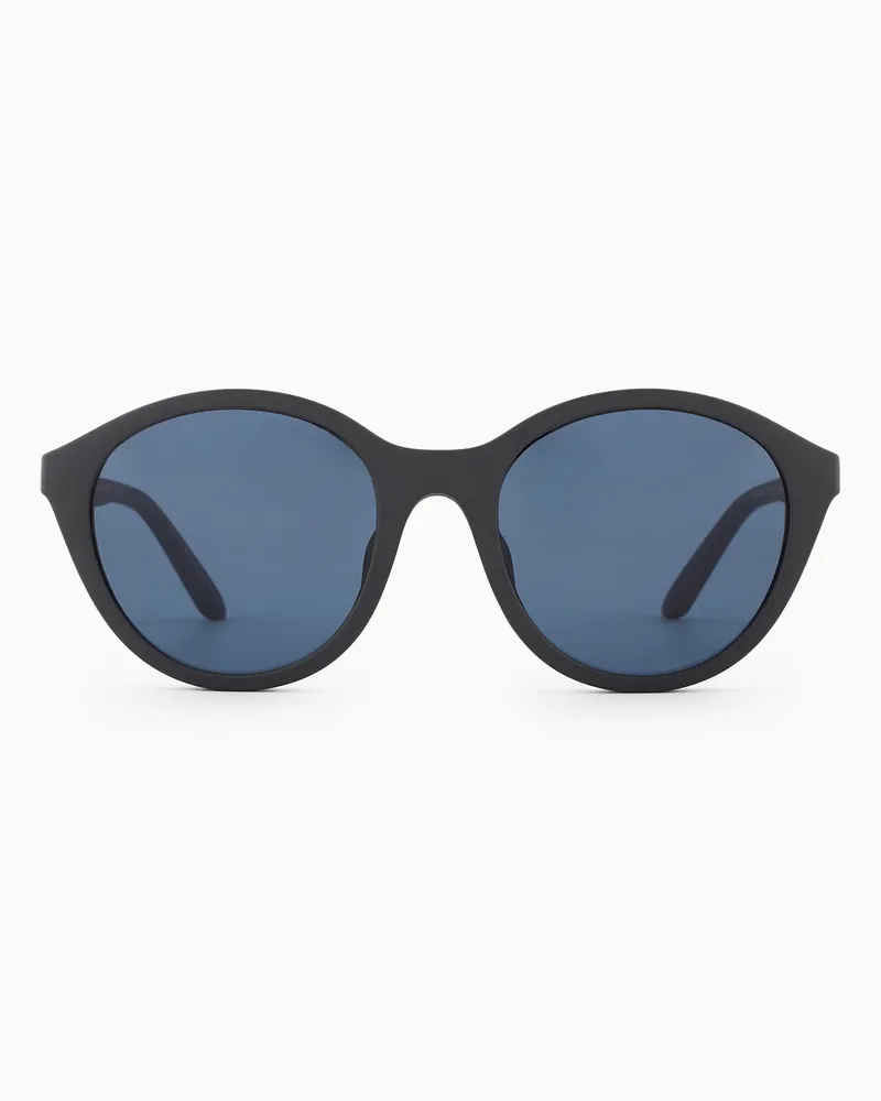 Emporio Armani Sonnenbrille für Kinder mit runder Fassung Grau