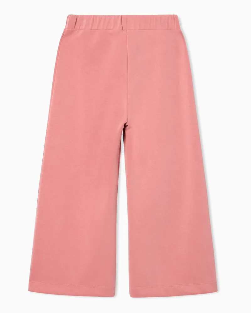 Emporio Armani Palazzo-Hose aus Cupro Pink