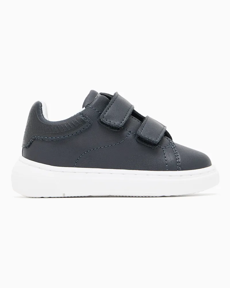 Emporio Armani Ledersneaker Blau