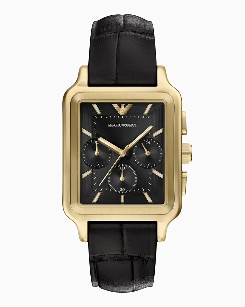 Emporio Armani Quarz-Chronograph-Uhr Mehrfarbig