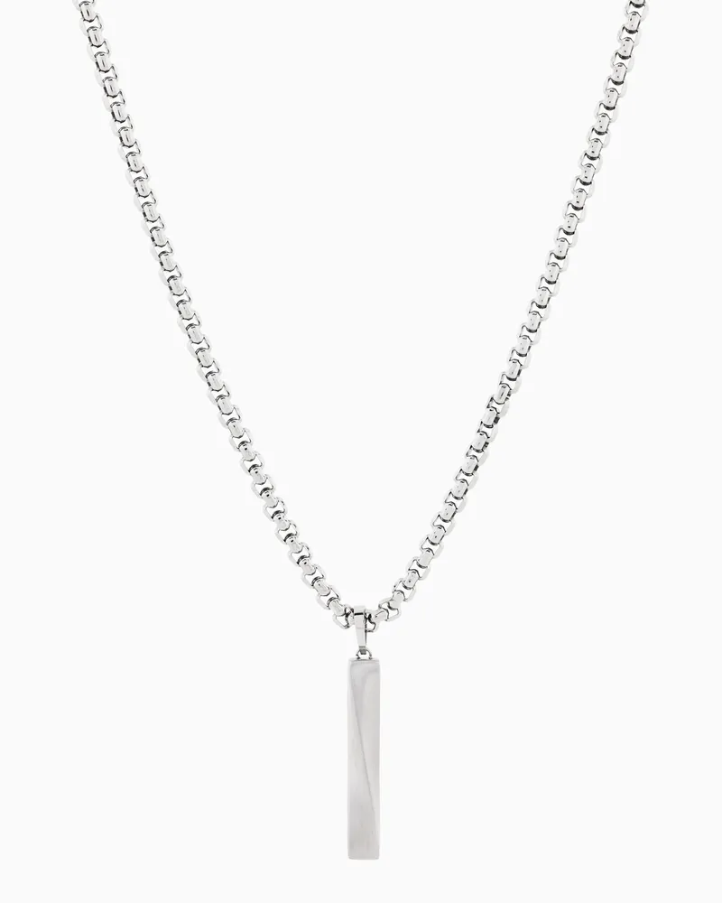 Emporio Armani Kette mit Anhänger aus Edelstahl Mehrfarbig