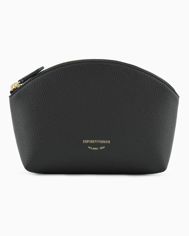 Emporio Armani MyEA Beauty-Case mit Hirsch-Print Schwarz