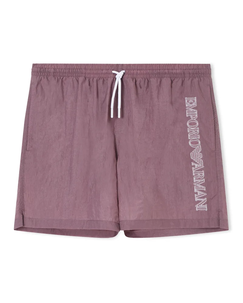 Emporio Armani Strand-Boxershorts Violett