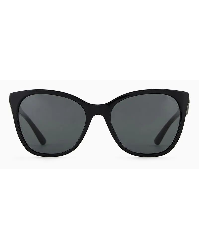 Emporio Armani Sonnenbrille Für Damen In Schmetterlingsform Schwarz