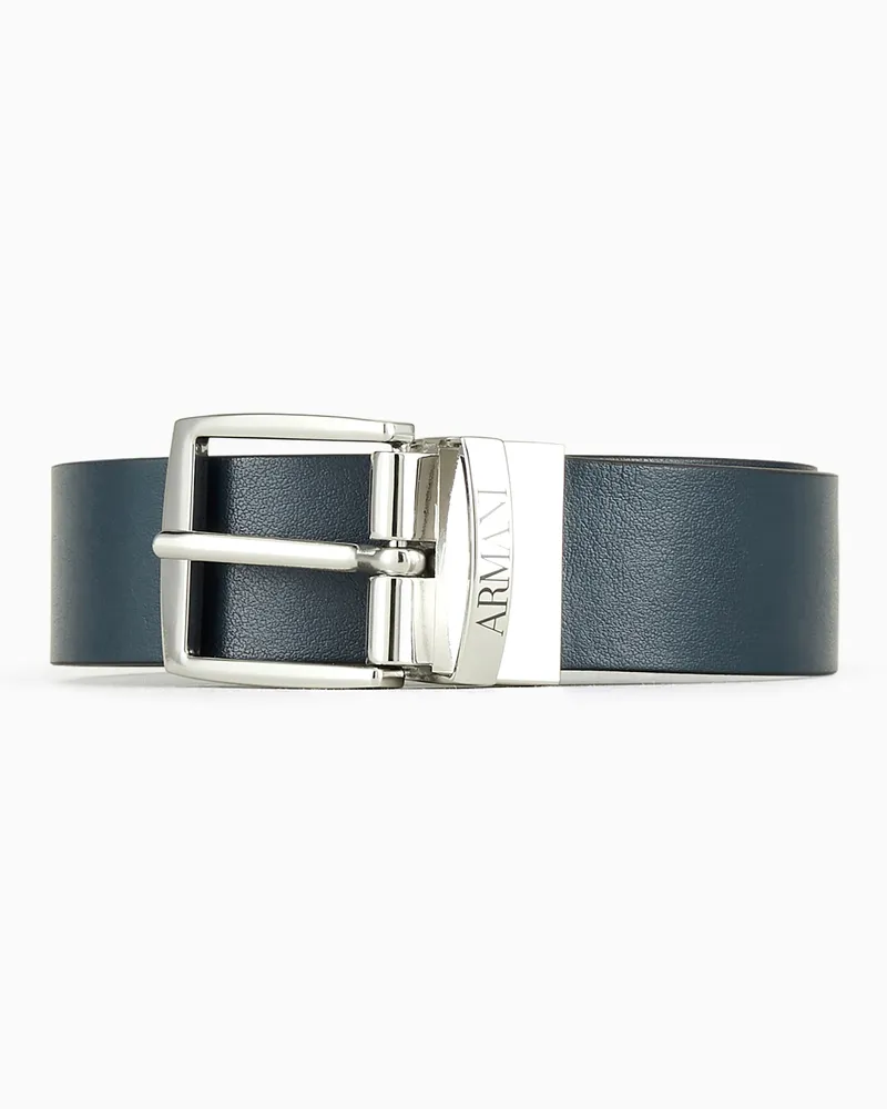 Emporio Armani Wendegürtel mit Logo-Schnalle Zweifarbig