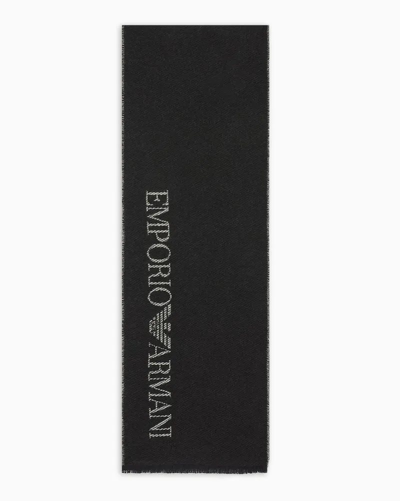 Emporio Armani Schals Schwarz