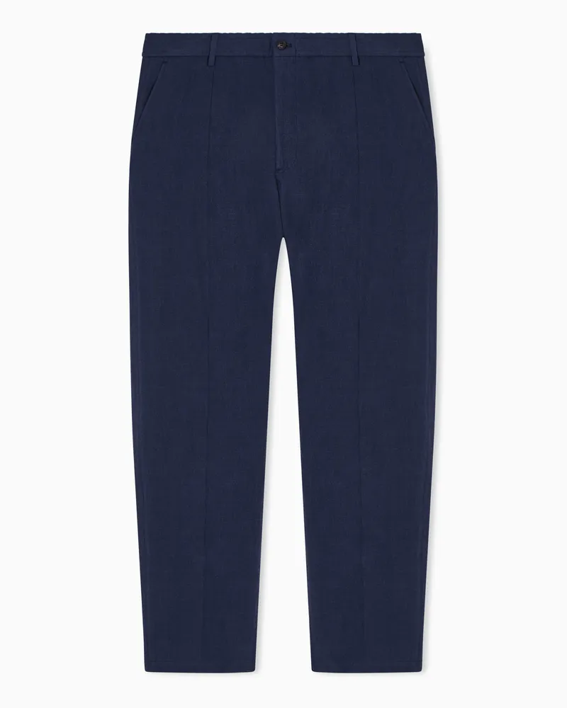 Emporio Armani Lässige Hose Blau