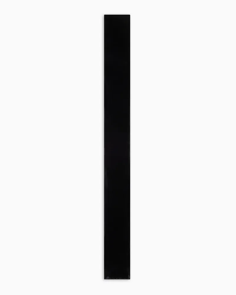 Emporio Armani Krawatte aus Samt Schwarz