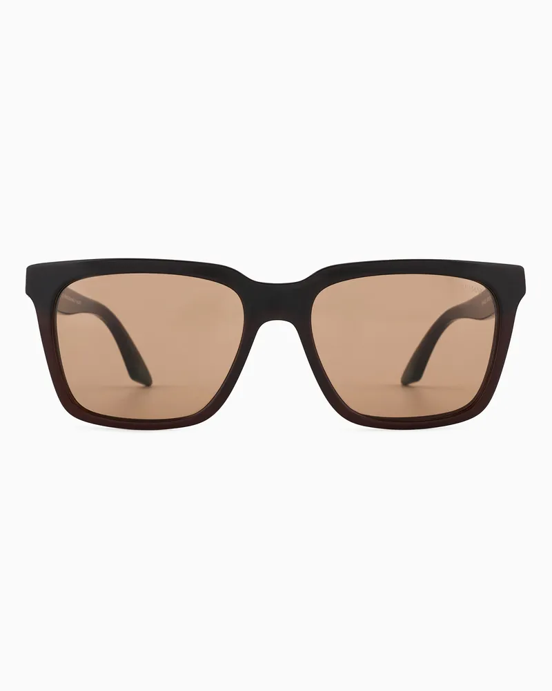 Emporio Armani Eckige Sonnenbrille für Herren 
